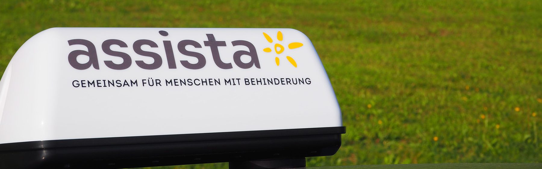 Dachschild der Mobilen Betreuung und Hilfe von Assista