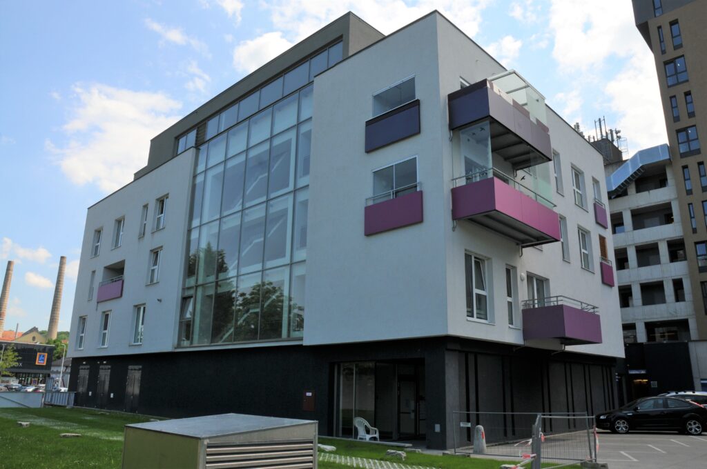 Außenansicht Wohnverbund Pachergasse in Steyr