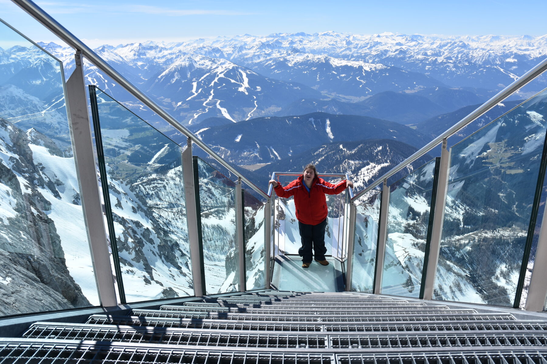 Traumhaftes, winterliches Bergpanorama - Ausflug während einer Langlaufwoche in Ramsau