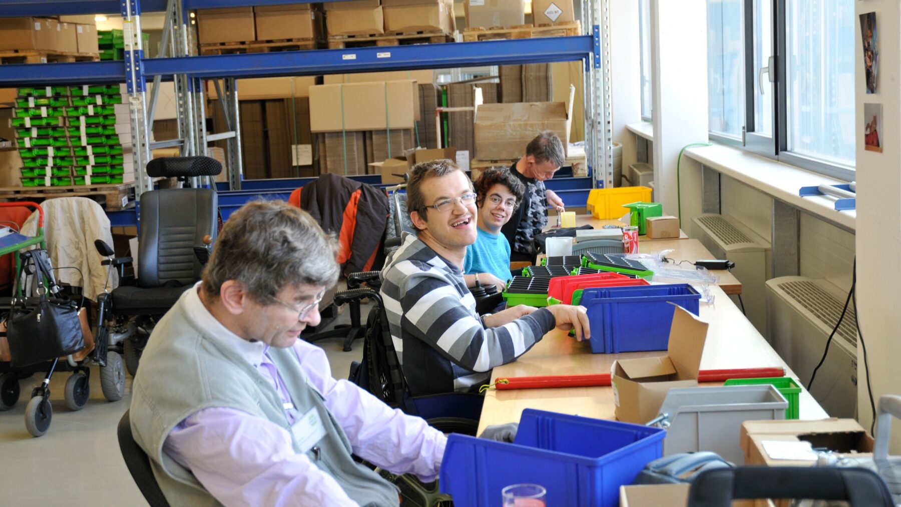 KlientInnen am Arbeitsplatz bei Kellner und Kunz