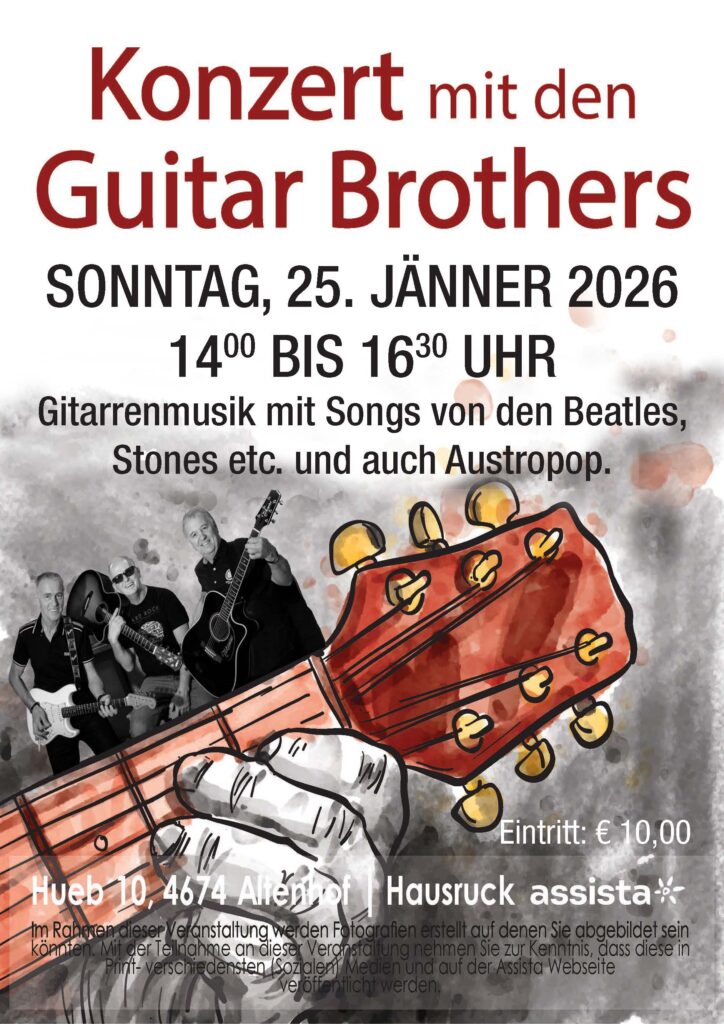 Plakat Konzert Guitar Brothers 2026