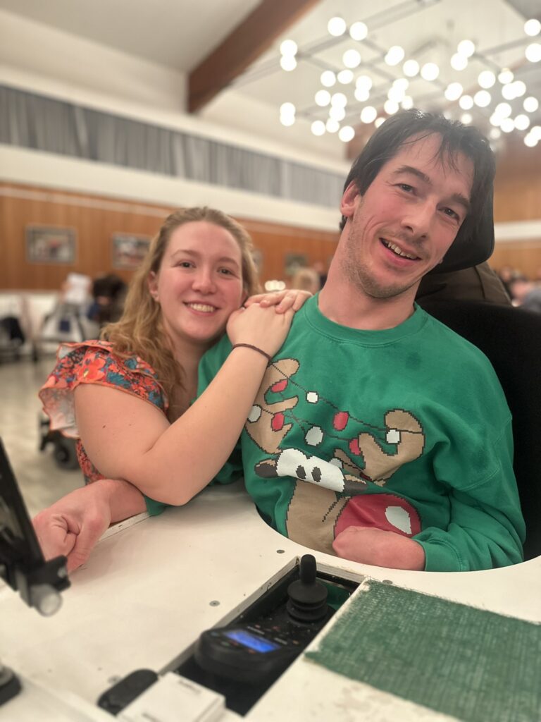 Bewohner und Begleitung