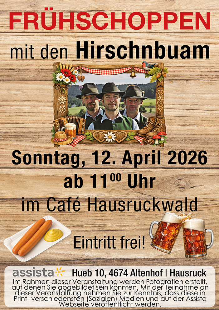 Plakat Frühschoppen