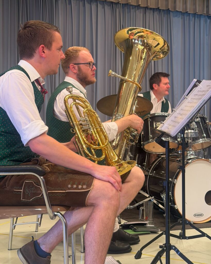 Musiker auf der Bühne