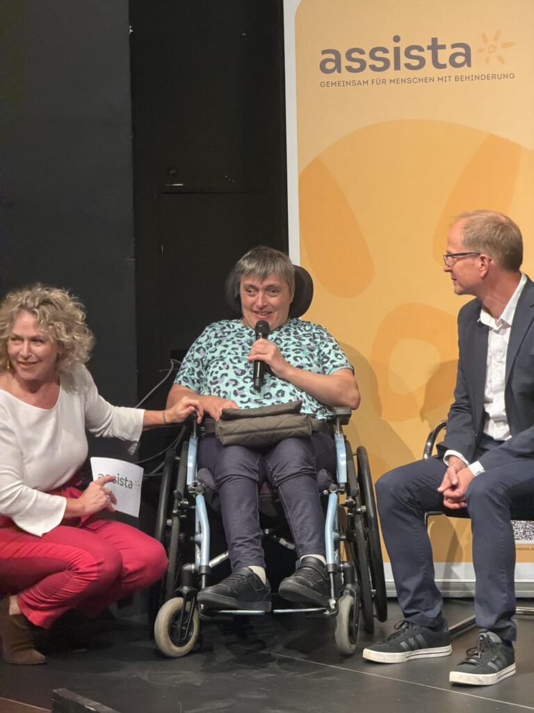 Interview auf der Bühne